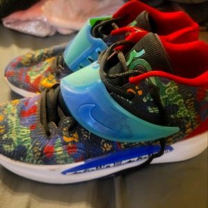 Nike KD14 Ky-D NRG Basketball Shoes Saphire Blue Lime Melon DC9382-500 Men 10.5